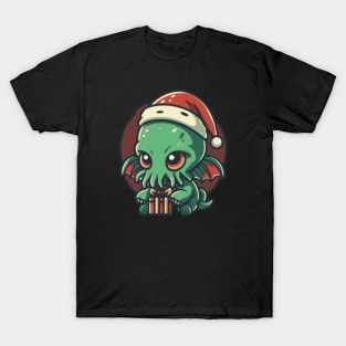 Chibi Christmas Cthulhu #2 T-Shirt